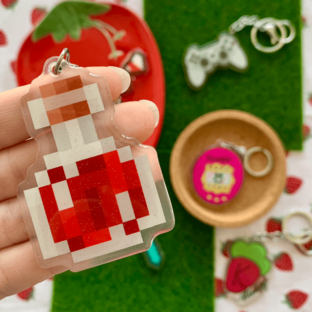MINECRAFT keychain - Potion