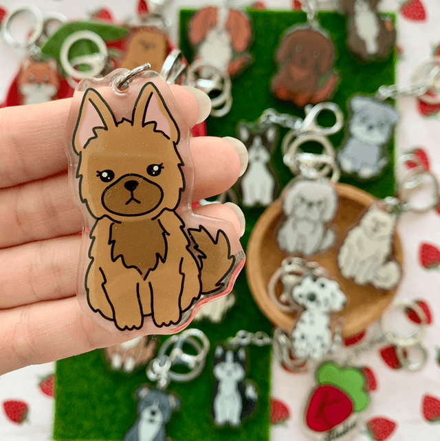 DOG keychain - German Shepherd