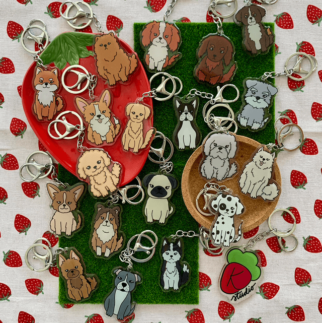 DOG keychain - Dalmatian