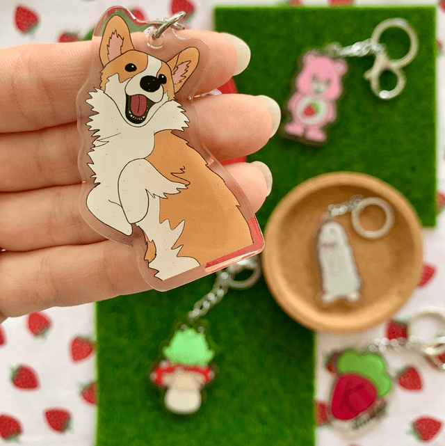 CORGI keychain - Toby