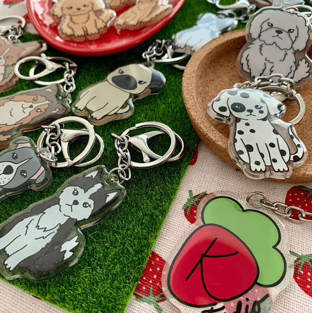 DOG keychain - Australian Shepherd
