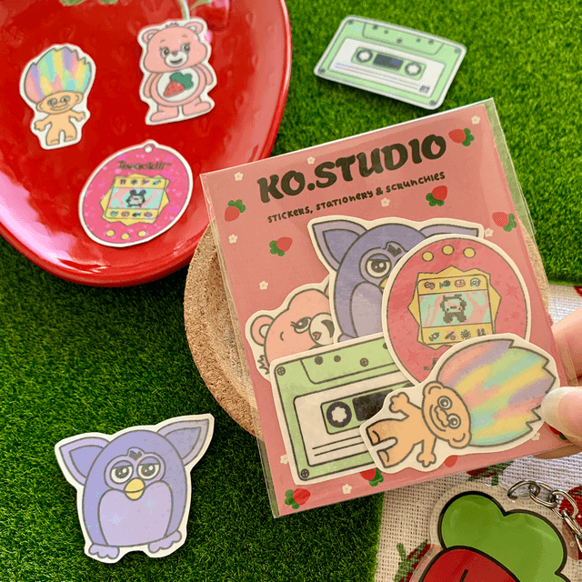 90s TOYS sticker pack