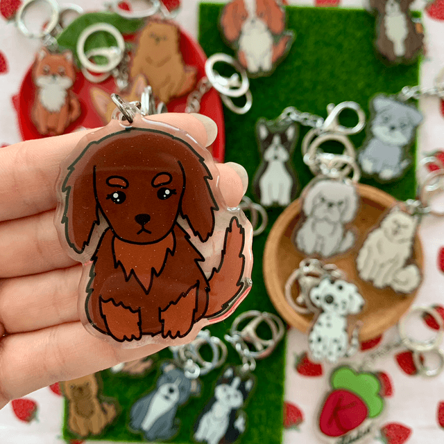 DOG keychain - Dachshund