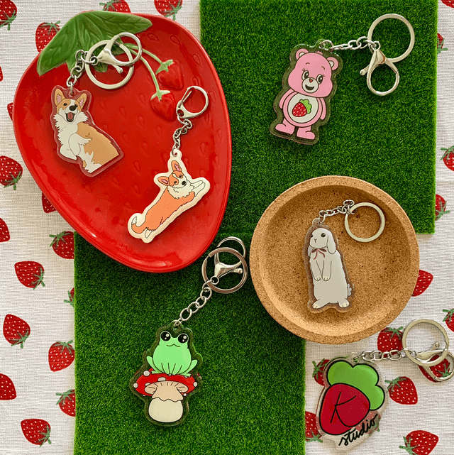 CORGI keychain - Toby