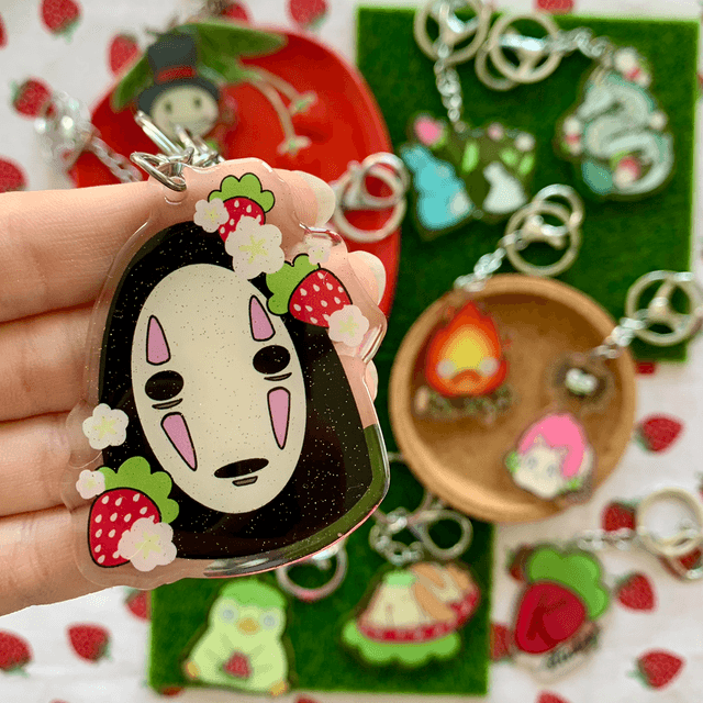 GHIBLI keychain - No Face