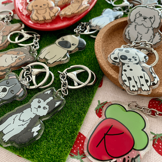 DOG keychain - Shiba Inu