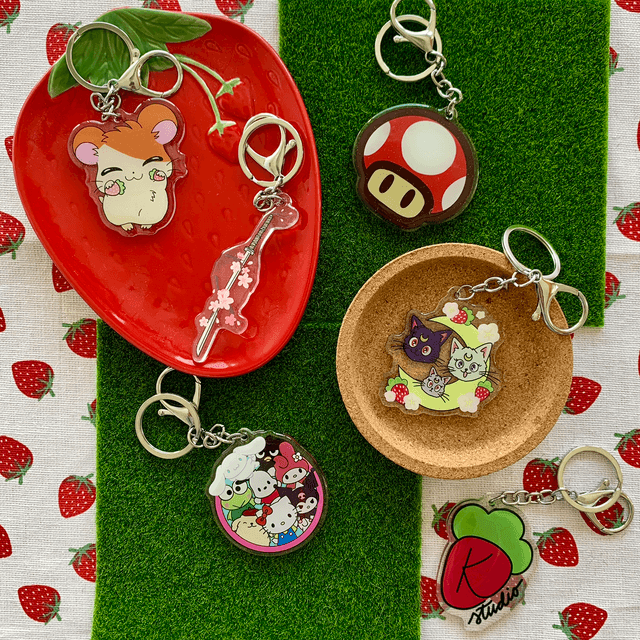 HAMTARO keychain