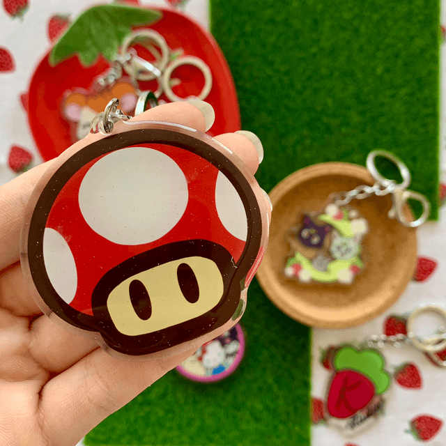 TOAD keychain - Super Mario