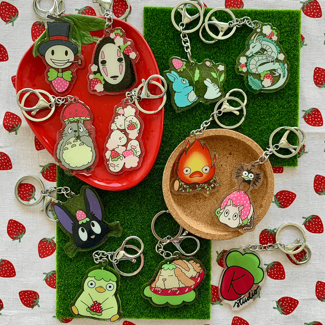 GHIBLI keychain - Warawara