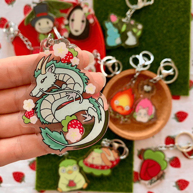 GHIBLI keychain - Haku
