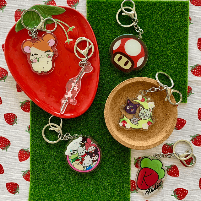 TOAD keychain - Super Mario