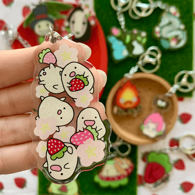 GHIBLI keychain - Warawara