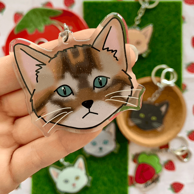 CAT keychain - Mix
