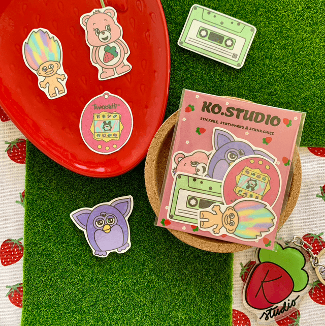 90s TOYS sticker pack