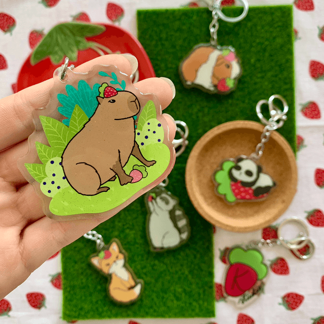 CAPYBARA with Strawberry
