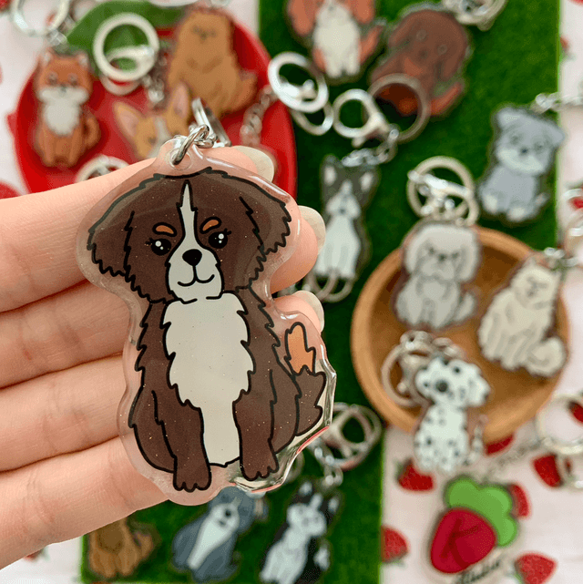 DOG keychain - Australian Shepherd