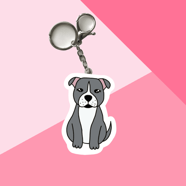 DOG keychain - Pitbull