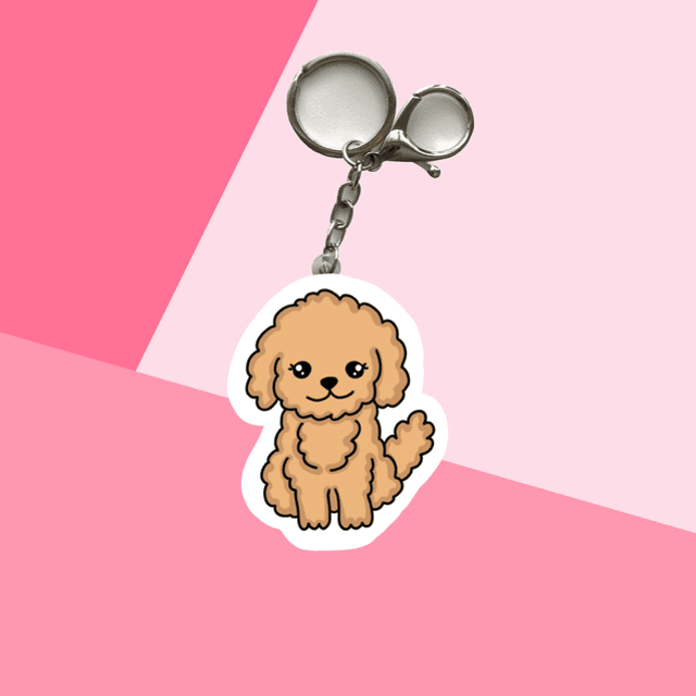 DOG keychain - Doodle